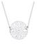 Kette Ornament Münze 925 Sterling Silber Silber