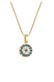 Kette Evil Eye Basic 925 Silber, mit Kristallen von Swarovski® Gold