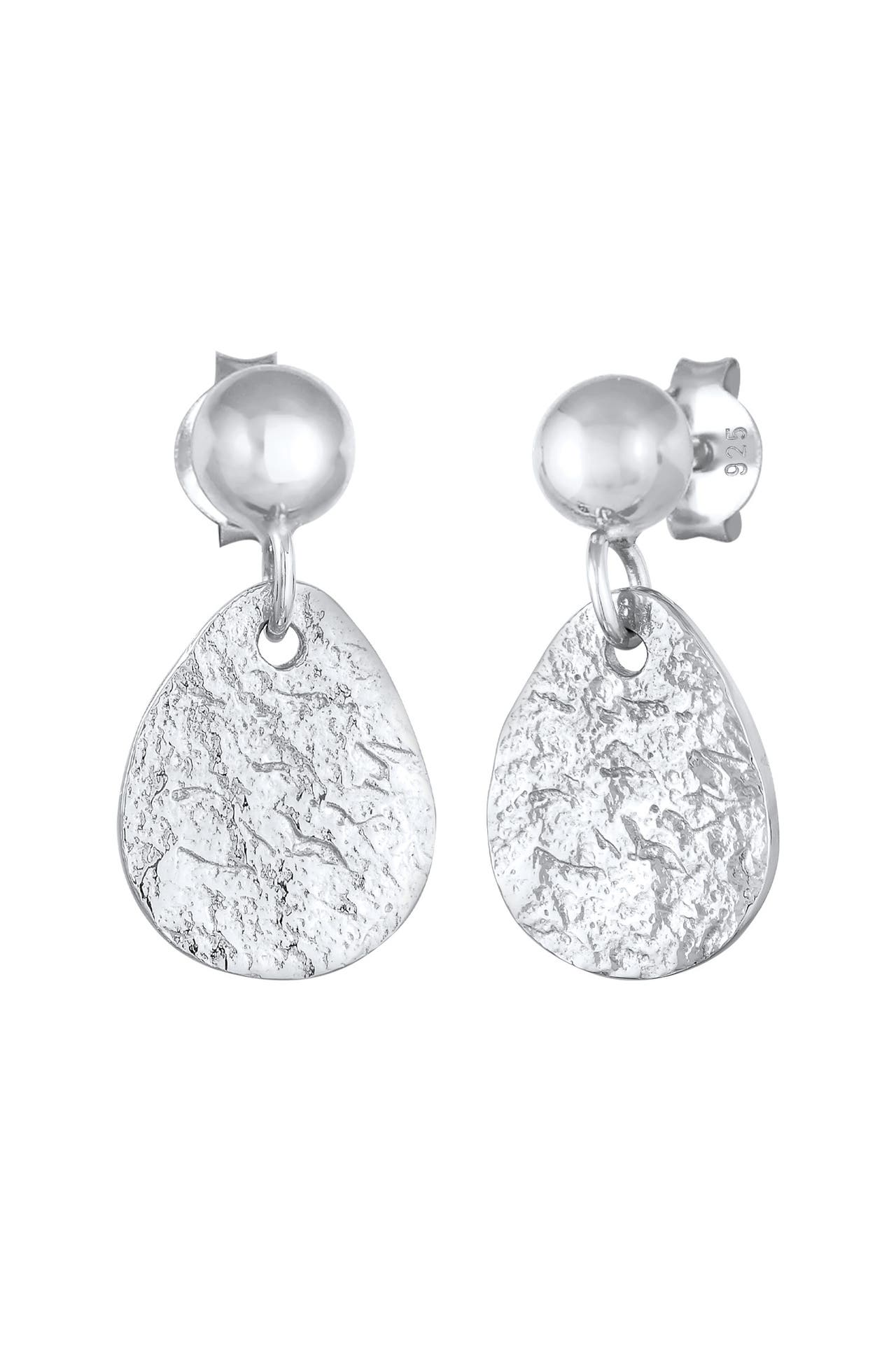 ELLI Ohrringe Plättchen Tropfen Vintage Design 925 Silber Silber, Bild 1