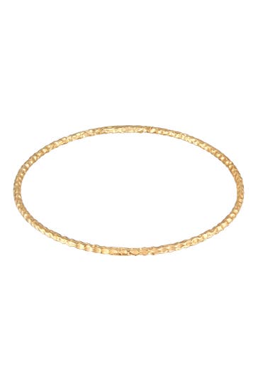 ELLI Armband Armreif Hammerschlag 925 Silber vergoldet Gold