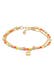 Armband Kids Layer Smiling Beads Bunt 925 Silber vergoldet