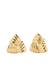 Ohrringe Ohrstecker Dreieck Goldfarben Gold