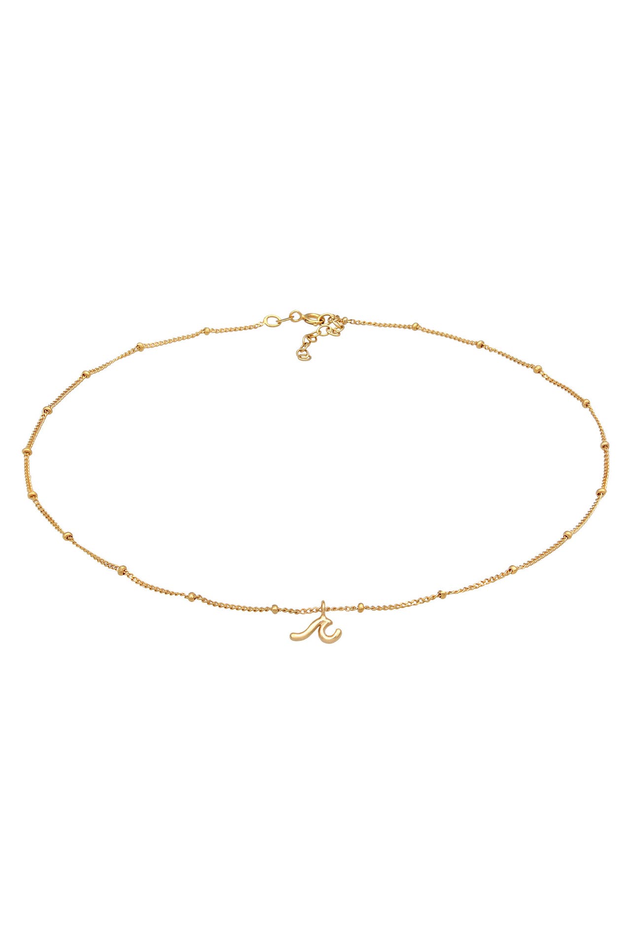 ELLI Kette Choker Welle Maritim Surferkette 925 Silber Gold, Bild 1