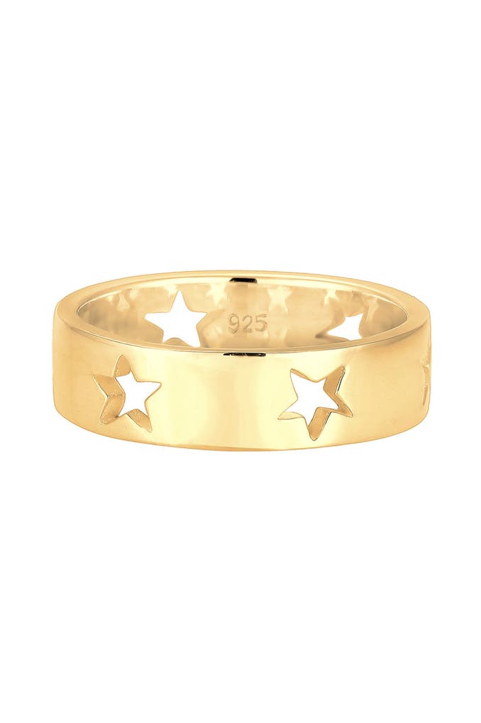 ELLI Ring Bandring Stern 925 Sterling Silber Gold » günstig online kaufen
