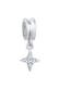Charm Bead Stern Star 925 Silber, mit Kristallen von Swarovski®