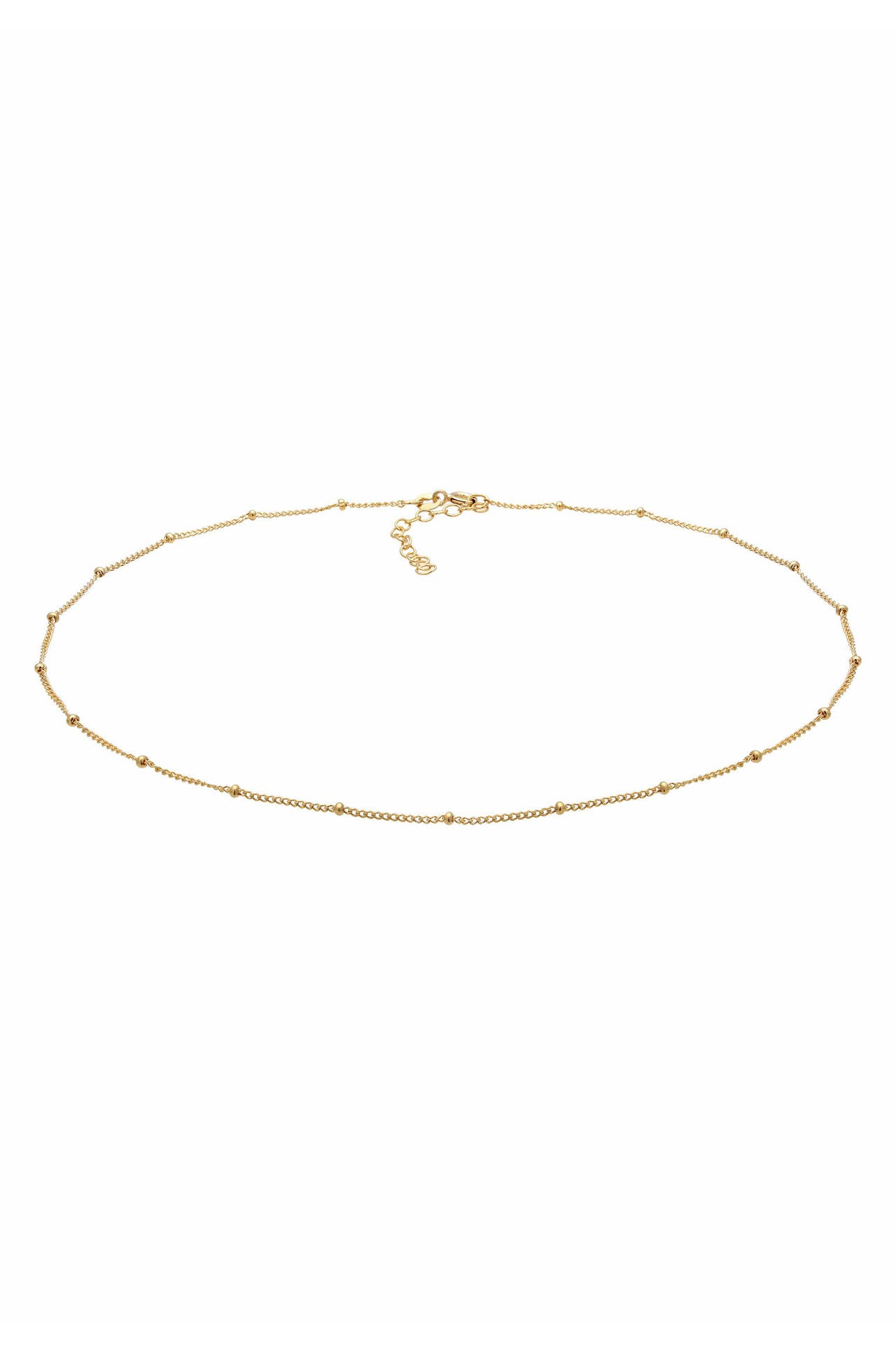 ELLI Kette Choker Kugelkette Basic Trend 925 Silber Gold, Bild 1