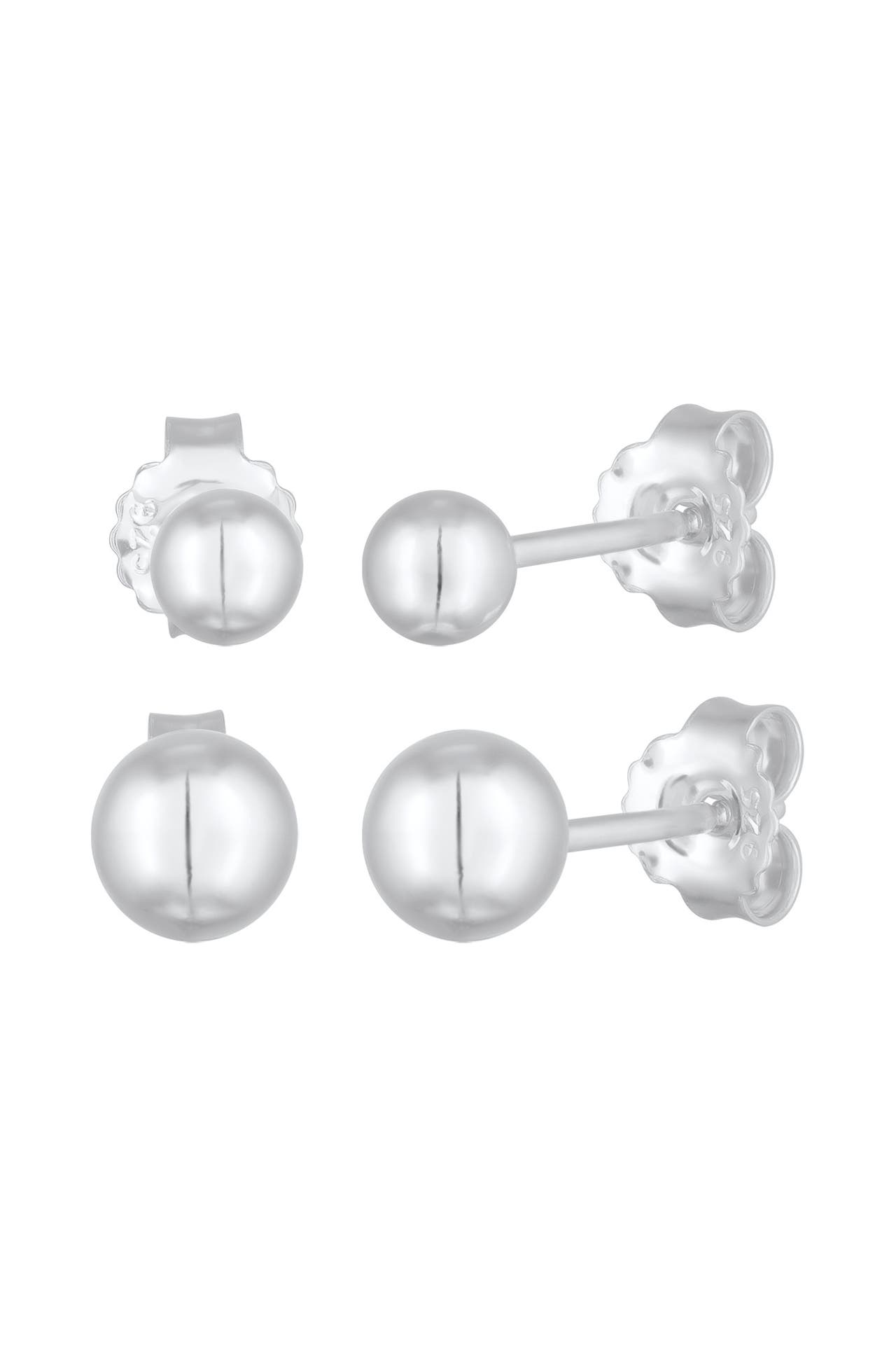 ELLI Ohrringe Kugel Ohrstecker 2er Set 925 Silber Silber, Bild 1