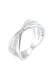 Ring Wickelring Blogger Kristalle 925 Silber Silber