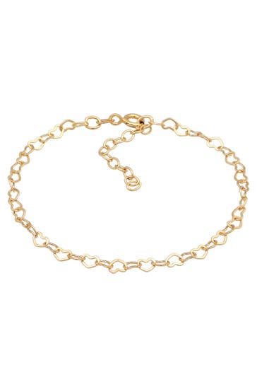 ELLI Armband Herz Liebe Verbunden 925 Silber Gold