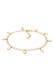 Armband Stern Astro 925 Sterling Silber Gold