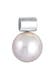 Anhänger synthetische Perle 925 Silber weiß