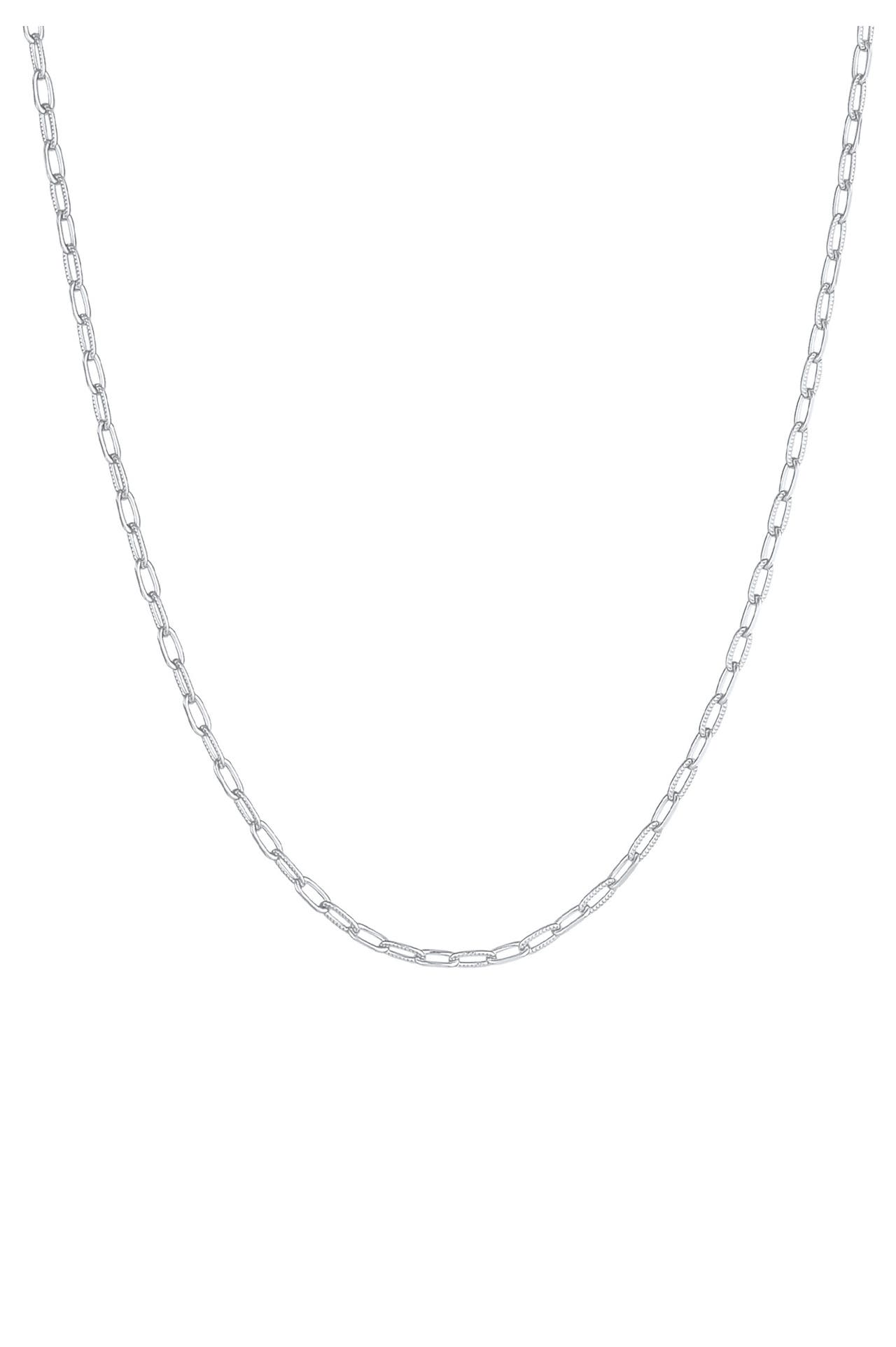 ELLI Kette Gliederkette Oval Chain Basic Trend 925 Silber Silber, Bild 1