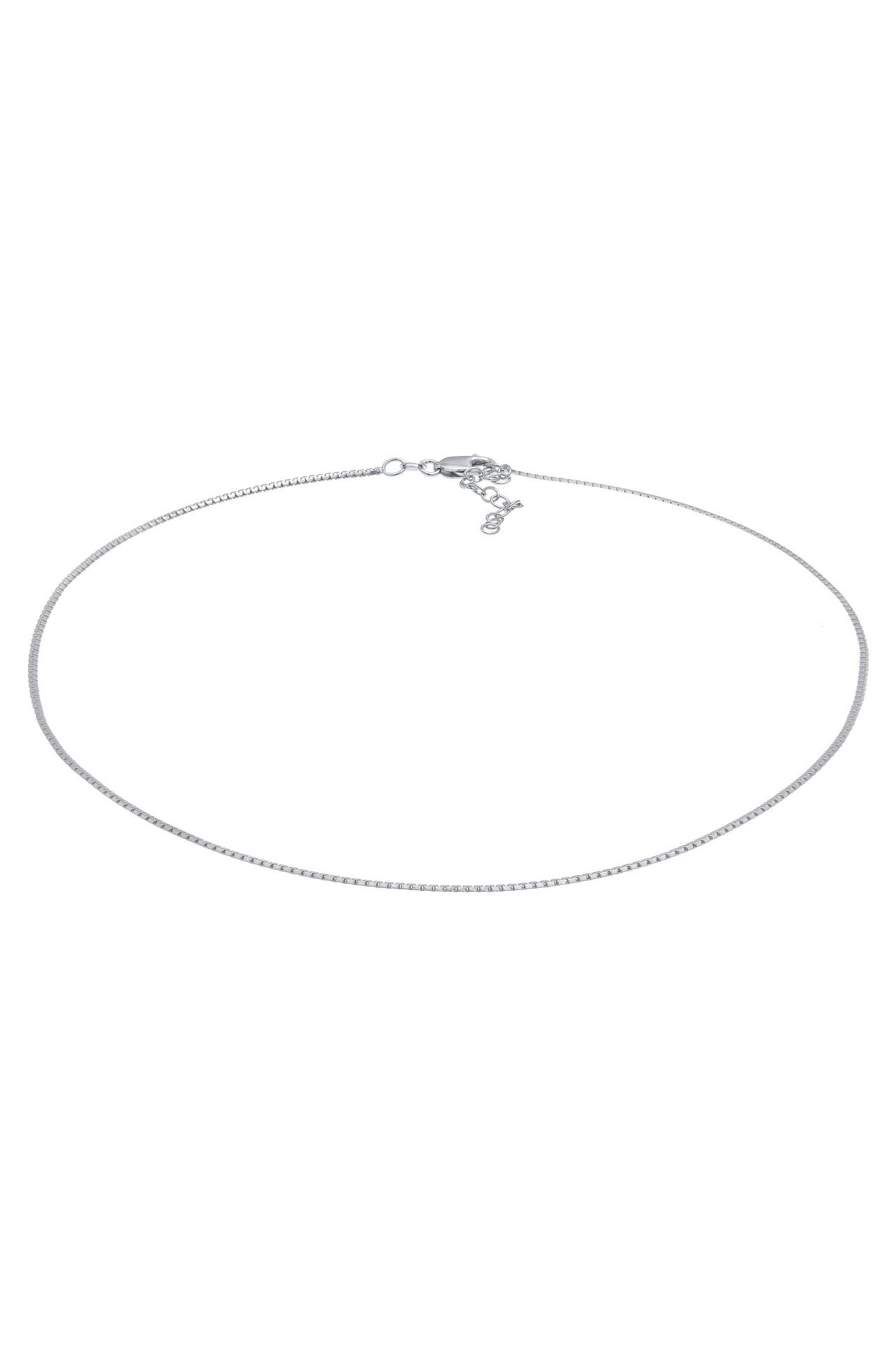 ELLI Kette Choker Venezia Kette Vierkant Basic 925 Silber Silber, Bild 1