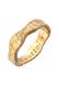Ring Herren Bandring Organic Struktur 925 Silber Gold