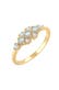 Ring Labradorit Grau 925 Sterling Silber Gold