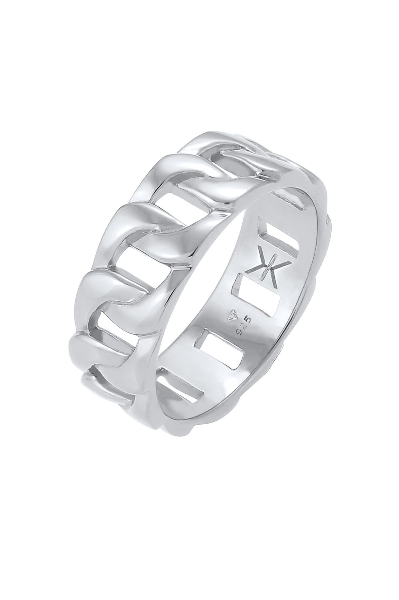 KUZZOI Ring Chunky Chain Look 925 Silber, Bild 1