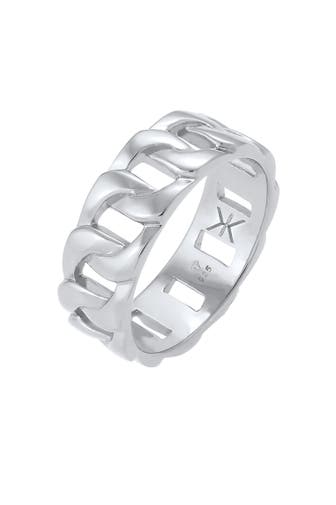 KUZZOI Ring Chunky Chain Look 925 Silber