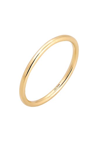 ELLI PREMIUM Ring Bandring Ehering Trauring 585er Gelbgold