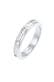 Ring Bandring Memory Zirkonia Verlobung 925 Silber Silber