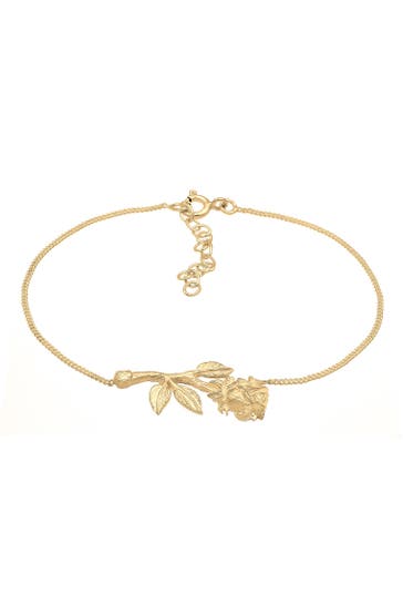ELLI Armband Armband Rosen-Anhänger 925 Sterling Silber Gold