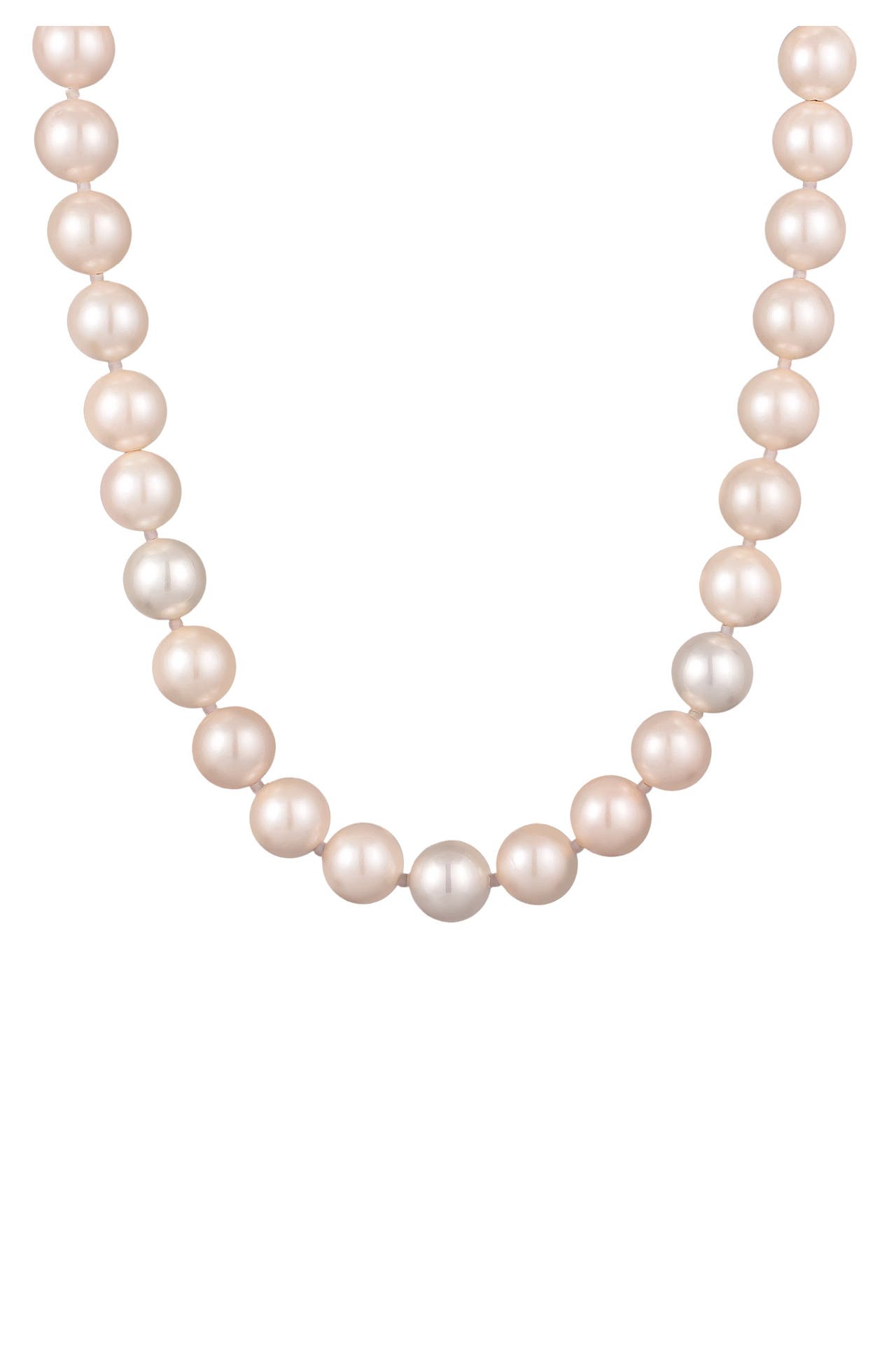 ELLI Kette Muschelkernperlen Klassik 925 Silber Rosa, Bild 1