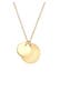 Kette Duo Erbskette Plättchen Kreis Brushed 925 Silber Gold