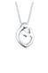 Kette Mutter & Kind Herz Schmuck Geschenk 925 Silber Silber