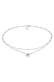 Kette Choker Layer Plättchen Kugelkette 925 Silber Silber