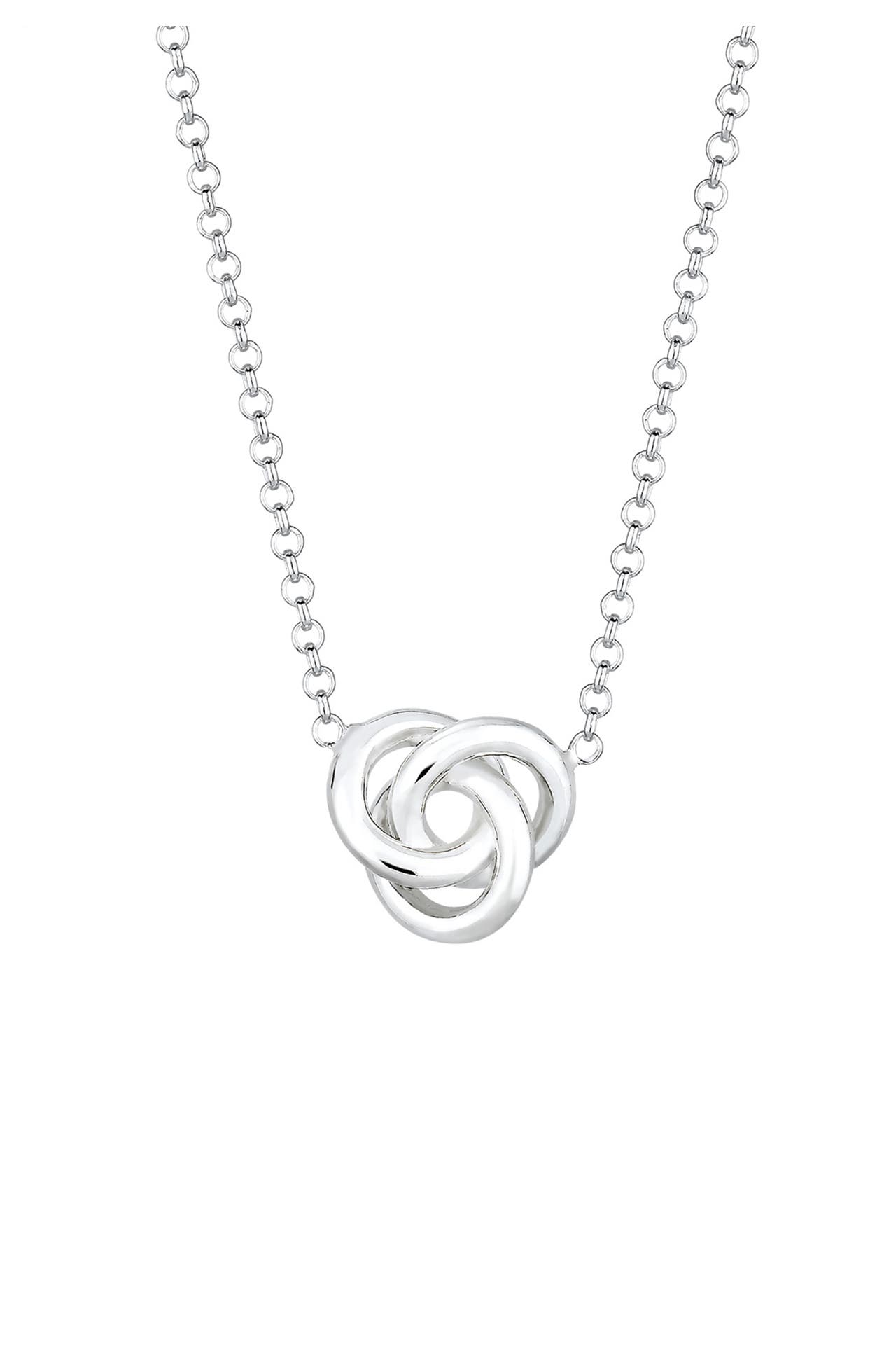ELLI Kette Anhänger Knoten 925 Sterling Silber Silber, Bild 1