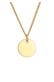 Halskette Kids Plättchen Coin 375 Gelbgold