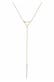 Kette Y-Kette Dreieck Geo 925 Sterling Silber Gold