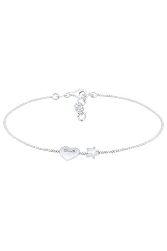 ELLI Armband Herz Sterne Astro Symbol Filigran 925 Silber Silber