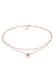 Kette Choker Layer Plättchen Kugelkette 925 Silber Rosegold