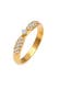 Ring Verlobung Glamour Diamant (0,16 ct) 925 Silber Gold