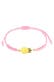 Armband Kinder Ananas Bunt Nylon verstellbar 925 Silber