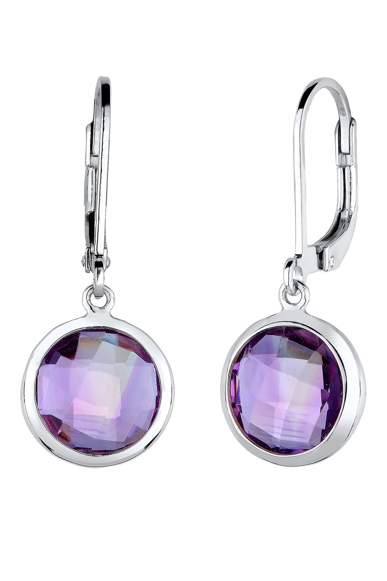 ELLI Ohrringe Ohrhänger Amethyst Hell Lila 925 Sterling Silber Violett, Bild 1