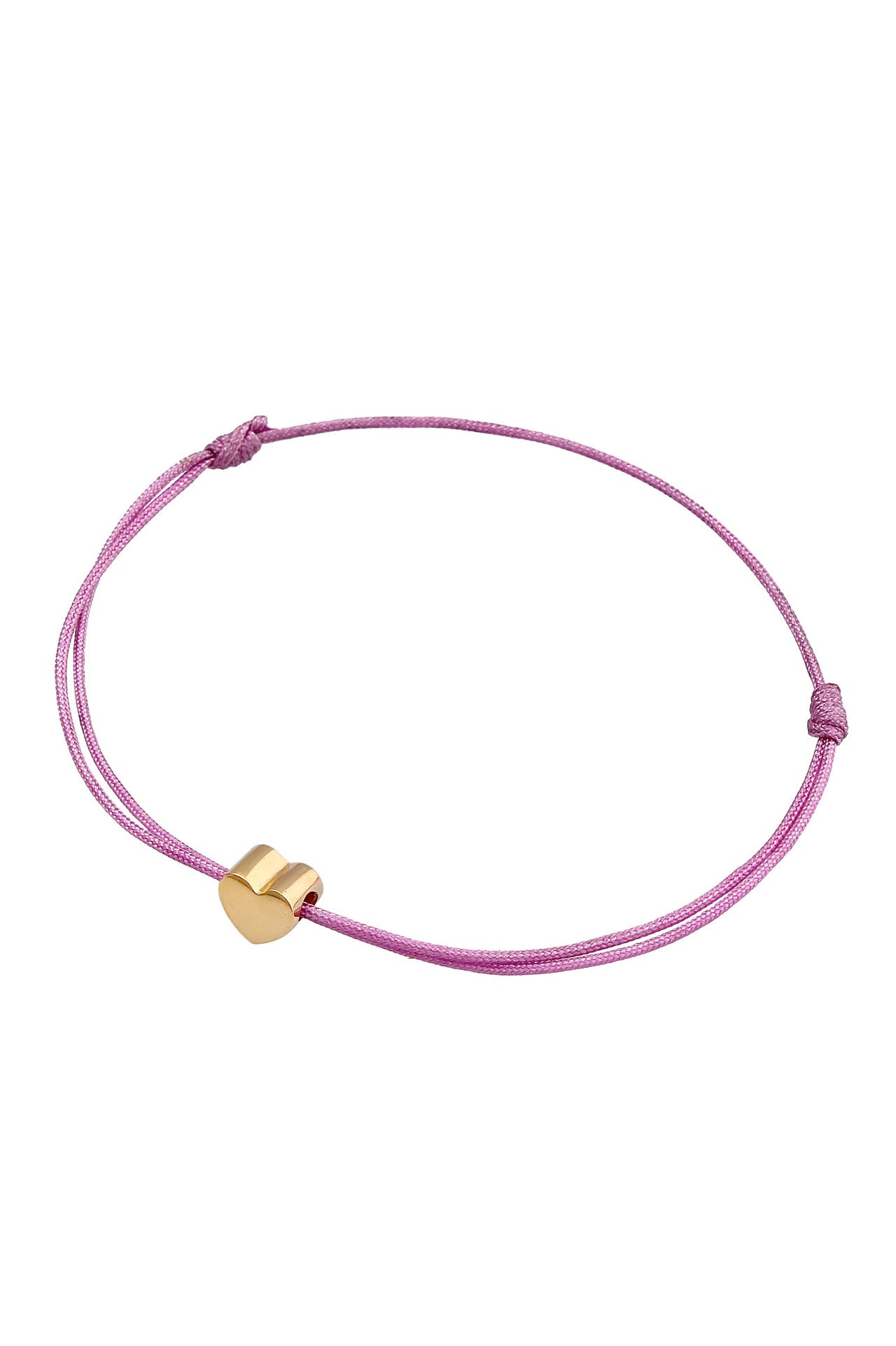 ELLI Armband Herz Liebe Textilband Trend 925 Silber Gold, Bild 1