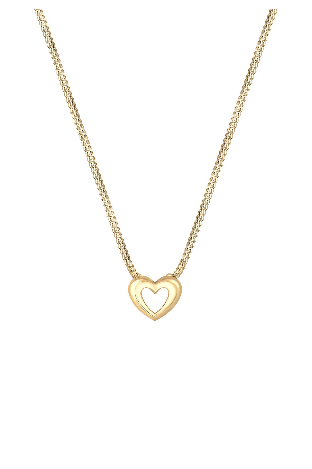 ELLI PREMIUM Kette Anhänger Herz 585 Gelbgold Gold, Bild 1