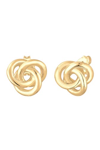 ELLI Ohrringe Ohrstecker Knoten 925 Sterling Silber Gold