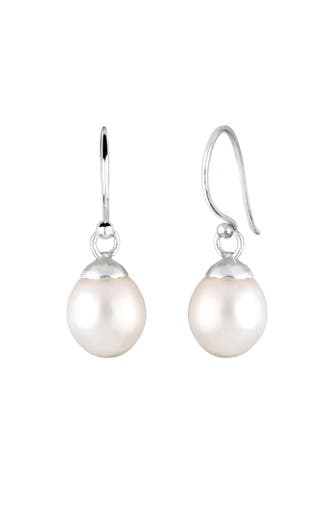 ELLI Ohrringe Süßwasserzuchtperlen Weiß 925 Sterling Silber Silber