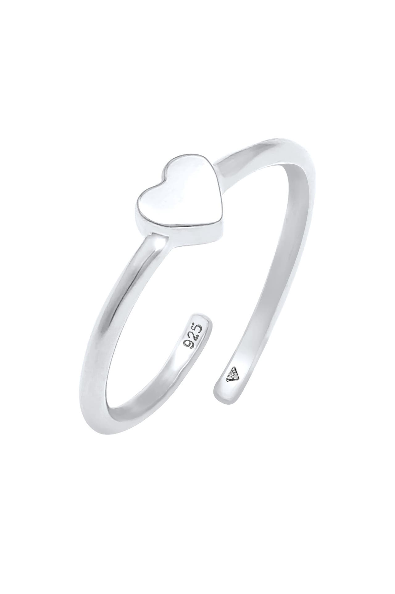 ELLI Ring Kinder Herz Liebe 925 Silber, Bild 1
