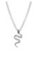 Kette Herren Panzerkette Schange Snake 925 Silber Silber