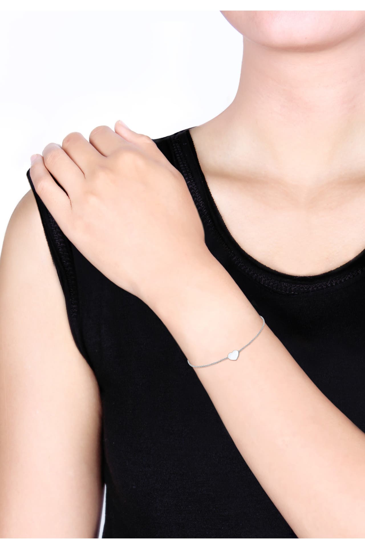 ELLI Armband Herz Paar Freundschaft Bi-Color 925er Silber Silber, Bild 1