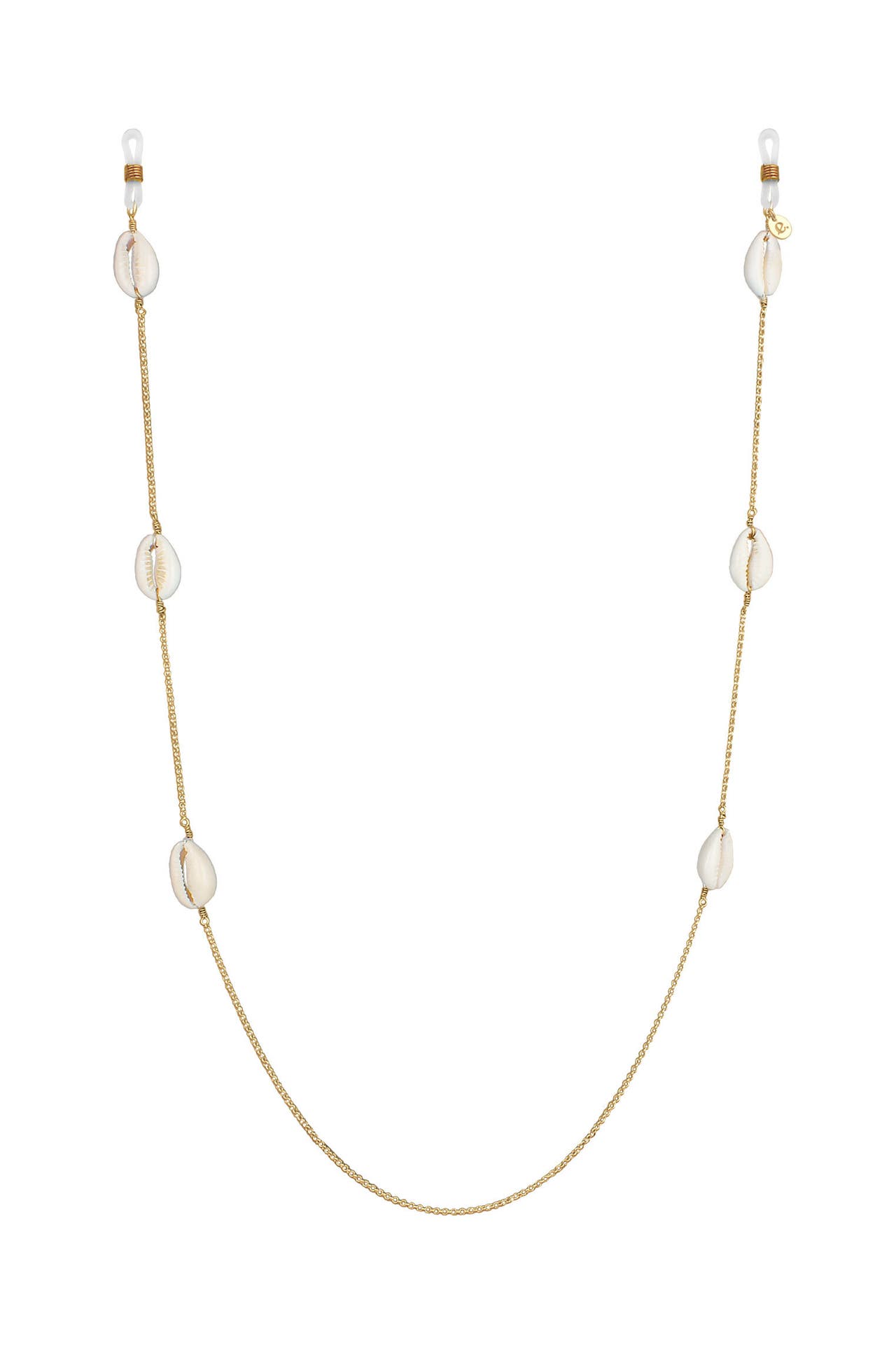 ELLI Kette Brillenkette Kauri Muschel Beach 925 Silber Gold, Bild 1