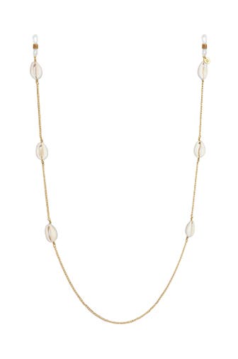 ELLI Kette Brillenkette Kauri Muschel Beach 925 Silber Gold