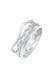 Ring Ringset Trend Welle Zopf Gedreht Style 925 Silber