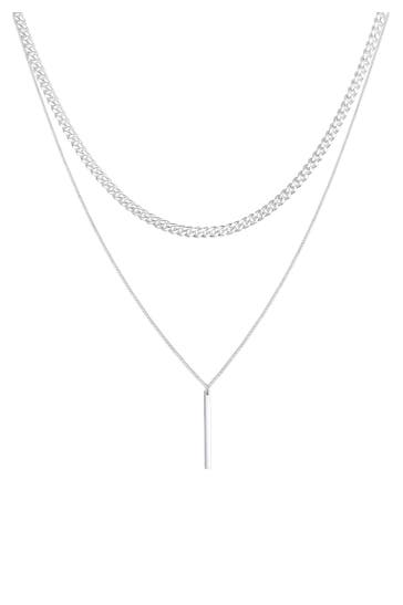ELLI PREMIUM Kette Halskette Layer 925 Sterling Silver Silber