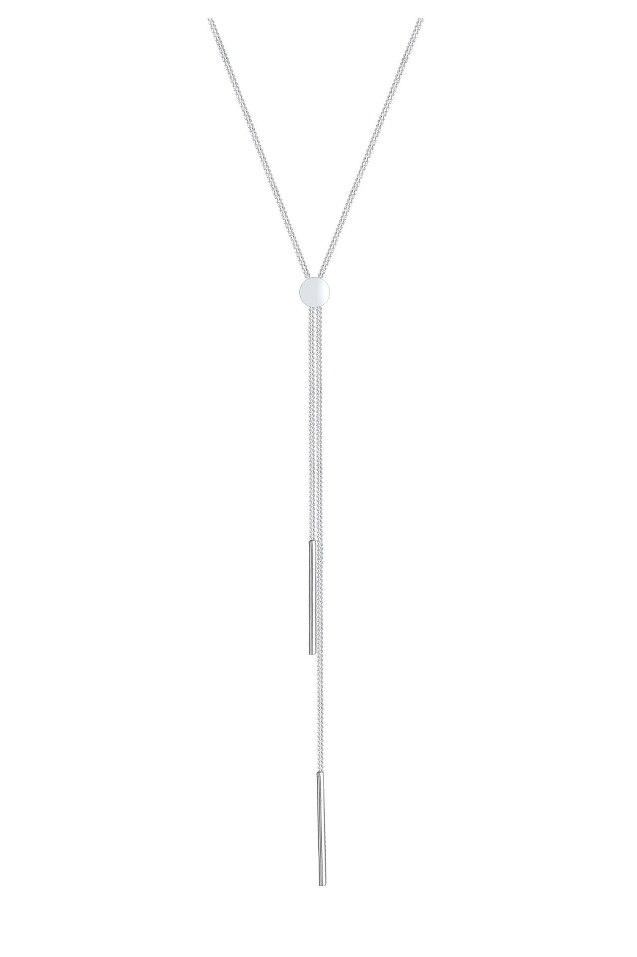 ELLI Kette Y-Kette Stab Minimal 925 Silber Silber, Bild 1