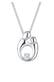Kette Mutter Kind Diamant (0.03 ct.) 925 Silber vergoldet Silber