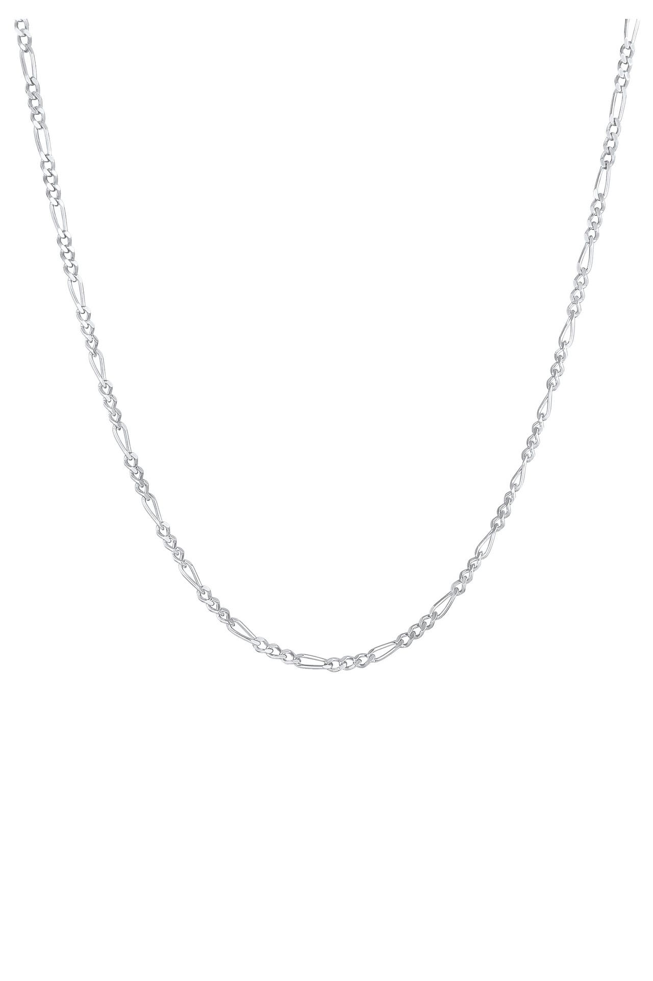 KUZZOI Kette Herrn Figaro Oxidiert Massiv Mann 925 Silber Silber, Bild 1